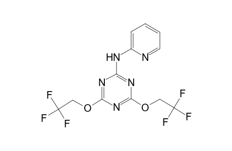 N-(2-pyridinyl)-4,6-bis(2,2,2-trifluoroethoxy)-1,3,5-triazin-2-amine