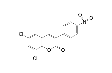 6,8-DICHLORO-3-(p-NITROPHENYL)COUMARIN