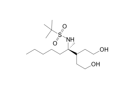 (4R)-N-tert-Butylsulfonyl-1-hydroxyl-3-(2'-hydroxyethyl)-4-methylnonan-4-amine