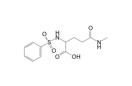 N-methyl-N2-(phenylsulfonyl)-L-glutamine