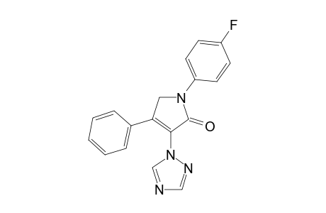 1-(4-fluorophenyl)-4-phenyl-3-(1H-1,2,4-triazol-1-yl)-1H-pyrrol-2(5H)-one