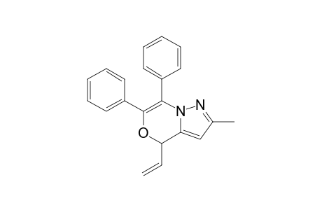 4-ethenyl-2-methyl-6,7-di(phenyl)-4H-pyrazolo[5,1-c][1,4]oxazine