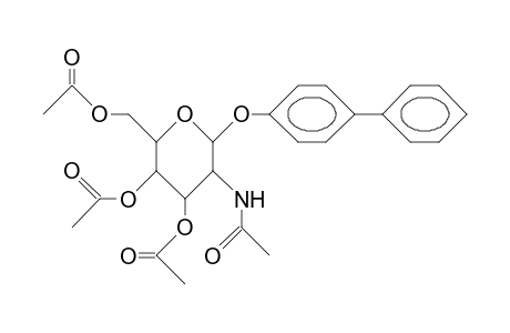 Biphenylyl 3,4,6-tri-O-acetyl-2-acetamido-2-deoxy-B-D-glucopyranoside