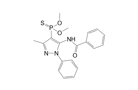 N-(4-dimethoxyphosphinothioyl-5-methyl-2-phenyl-3-pyrazolyl)benzamide
