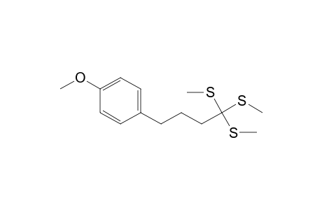 4-(4-Methoxyphenyl)-1,1,1-Tris(methylthio)butane
