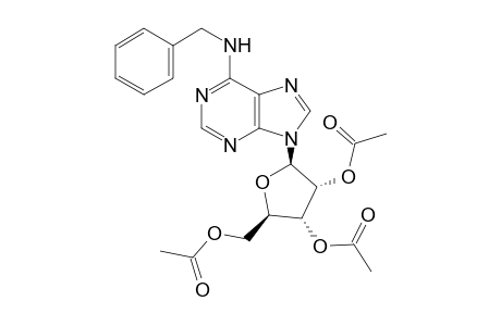 (2R,3R,4R,5R)-2-(acetoxymethyl)-5-(6-(benzylamino)-9H-purin-9-yl)tetrahydrofuran-3,4-diyl diacetate