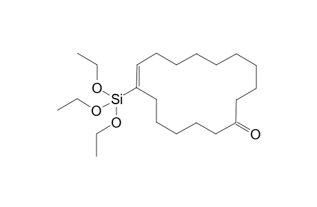 (7E)-7-(Triethoxysilyl)cyclohexadec-7-en-1-one