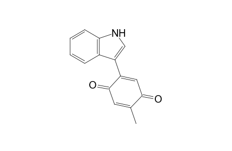 2-(1H-Indol-3-yl)-5-methylbenzo-1,4-quinone