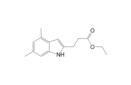 Ethyl 3-(4,6-dimethyl-1H-indol-2-yl)propanoate