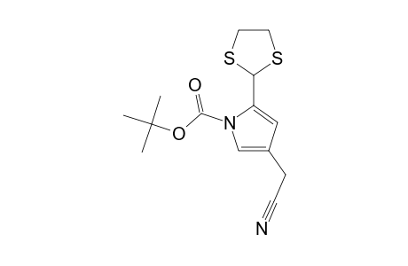 4-Cyanomethyl-2-[1,3]dithiolan-2-yl-pyrrole-1-carboxylic acid, t-butyl ester