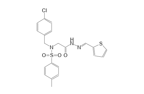 N-(4-chlorobenzyl)-4-methyl-N-{2-oxo-2-[(2E)-2-(2-thienylmethylene)hydrazino]ethyl}benzenesulfonamide