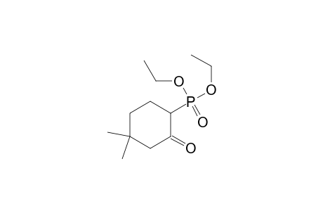 3,3-Dimethyl-6-(diethoxyphosphinyl)cyclohexanone