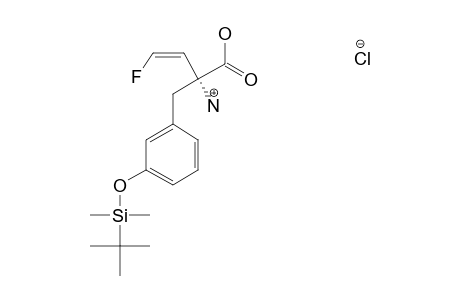 (+/-)-(Z)-ALPHA-(2'-FLUORO)-VINYL-META-TYROSINE-HYDROCHLORIDE