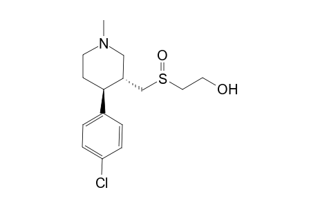 2-[(3R,4S)-4-(4-Chlorophenyl)-1-methyl-piperidin-3-ylmethanesulfinyl]-ethanol