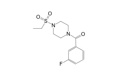 piperazine, 1-(ethylsulfonyl)-4-(3-fluorobenzoyl)-