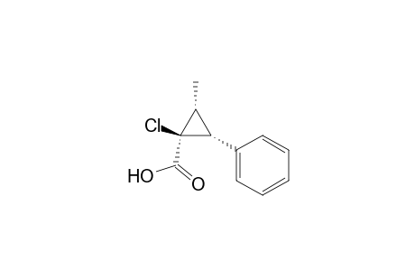 Cyclopropanecarboxylic acid, 1-chloro-2-methyl-3-phenyl-, (1.alpha.,2.alpha.,3.alpha.)-