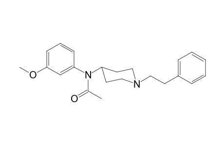 N-(3-Methoxyphenyl)-N-(1-(2-phenylethyl)piperidin-4-yl)acetamide