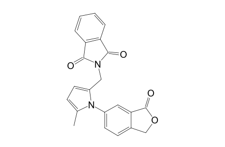 2-{[5-Methyl-1-(3-oxo-1,3-dihydro-2-benzofuran-5-yl)-1H-pyrrol-2-yl]methyl}-1H-isoindole-1,3(2H)-dione