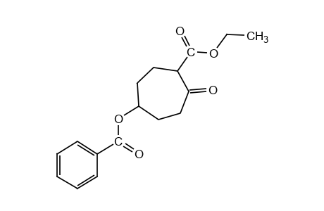 5-HYDROXY-2-OXOCYCLOHEPTANECARBOXYLIC ACID, ETHYL ESTER, BENZOATE