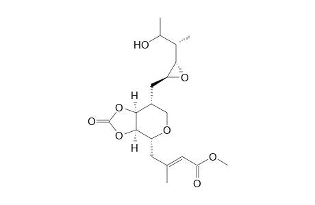 2-Butenoic acid, 3-methyl-4-[tetrahydro-7-[[3-(2-hydroxy-1-methylpropyl)oxiranyl]methyl]-2-oxo-4H-1,3-dioxolo[4,5-c]pyran-4-yl]-, methyl ester, [3aR-[3a.alpha.,4.alpha.(E),7.alpha.[2S*,3S*(1S*,2S*)],7a.alpha.]]-