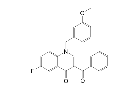 4(1H)-quinolinone, 3-benzoyl-6-fluoro-1-[(3-methoxyphenyl)methyl]-