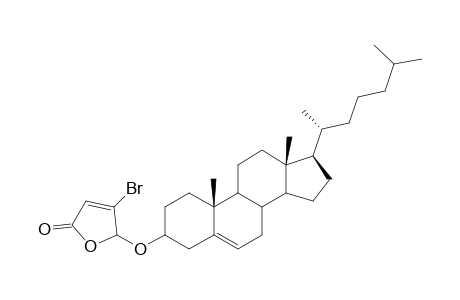 4-Bromo-5-chlesteryloxyfuran-2(5H)-one