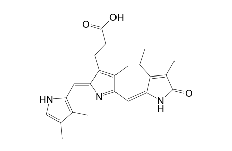 2H-Pyrrole-3-propanoic acid, 2-[(3,4-dimethyl-1H-pyrrol-2-yl)methylene]-5-[(3-ethyl-1,5-dihydro-4-methyl-5-oxo-2H-pyrrol-2-ylidene)methyl]-4-methyl-, (Z,Z)-