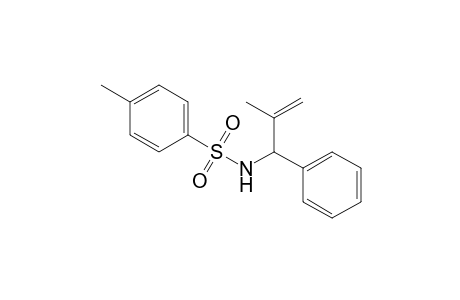 Benzenesulfonamide, 4-methyl-N-(2-methyl-1-phenyl-2-propenyl)-, (R)-