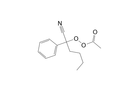 Ethaneperoxoic acid, 1-cyano-1-phenylpentyl ester