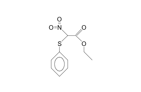 Nitro-phenylthio-acetic acid, ethyl ester