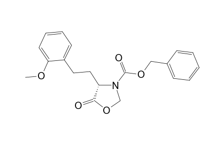 (4S)-3-Benzyloxycarbonyl-4-[2''-(2"-methoxyphenyl)ethyl]xazolidin-5-one