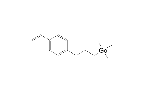 1-Trimethylgermyl-3-p-styrylpropane