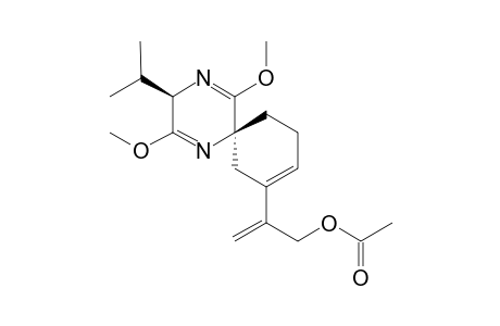 (2R,5S)2,5-Dihydro-3,6-dimethoxy-2-isopropylpyrazine-5-spiro[3-(3-acetoxy-1-propen-2-yl)-3-cyclohexene]