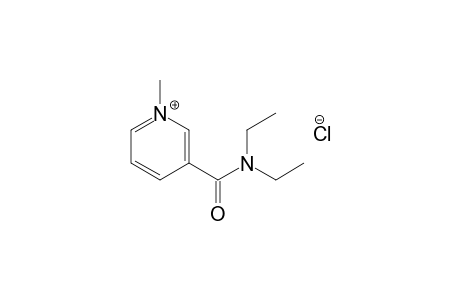 3-diethylcarbamoyl-1-methylpyridinium chloride