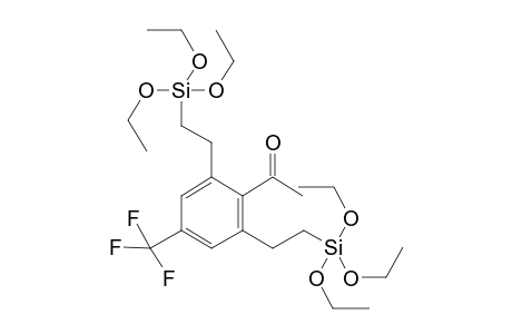 4-Trifluoromethyl-2,6-bis[2-(triethoxysilyl)ethyl]acetophenone