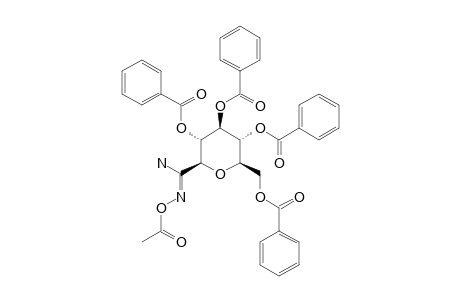 O-ACETYL-C-(2,3,4,6-TETRA-O-BENZOYL-BETA-D-GLUCOPYRANOSYL)-FORMAMIDOXIME