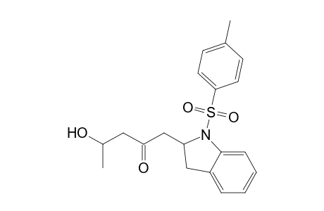 4-Hydroxy-1-(N-tosylindolin-2-yl)pentan-2-one