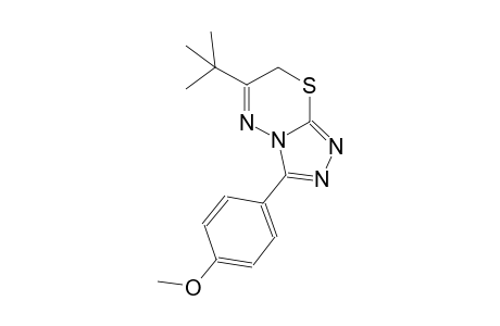 6-tert-butyl-3-(4-methoxyphenyl)-7H-[1,2,4]triazolo[3,4-b][1,3,4]thiadiazine