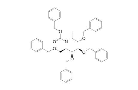 3,4,5,7-TETRA-O-BENZYL-6-[(BENZOYLOXYCARBONYL)-AMINO]-1,2,6-TRIDEOXY-D-GALACTO-HEPT-1-ENITOL
