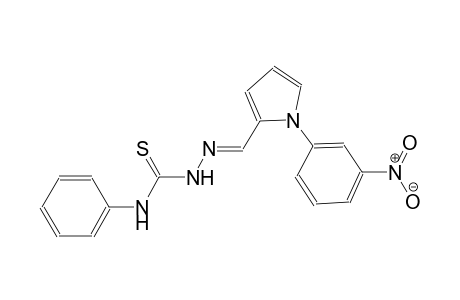 1-(3-nitrophenyl)-1H-pyrrole-2-carbaldehyde N-phenylthiosemicarbazone