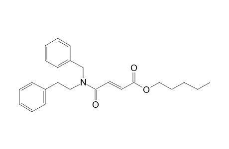 Fumaric acid, monoamide, N-benzyl-N-phenylethyl-, pentyl ester