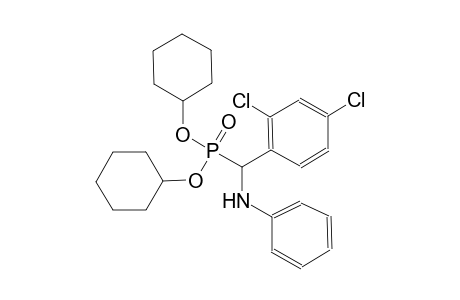 dicyclohexyl anilino(2,4-dichlorophenyl)methylphosphonate