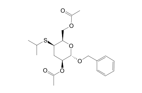 BENZYL-2,6-DI-O-ACETYL-3-DEOXY-4-S-(2-PROPYL)-4-THIO-ALPHA-D-LYXO-HEXOPYRANOSIDE