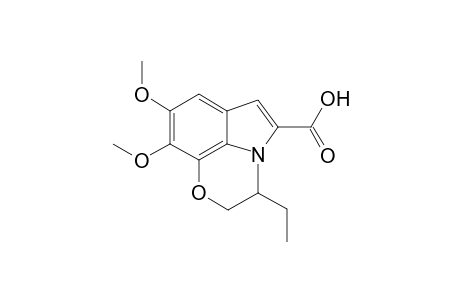 3-Ethyl-8,9-dimethoxy-3,4-dihydropyrrolo[1,2,3-de]-2H-1,4-benzoxazine-5-carboxyloic acid