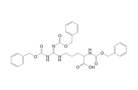 L-N2-carboxy-N5-(N,N'-dicarboxyamidino)ornithine, N2,N5,N5-tribenzyl ester