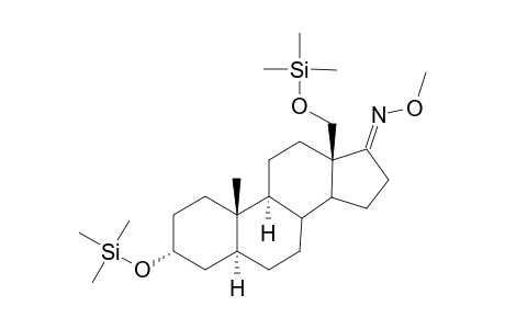 3.alpha.,18-dihydroxy-5.alpha.-androstan-17-one MO TMS