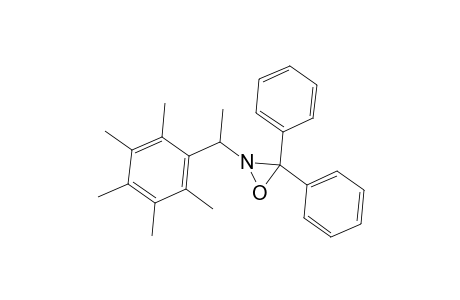 2-[1-(2,3,4,5,6-Pentamethylphenyl)ethyl]-3,3-diphenyl-1,2-oxaziridine