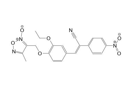 benzeneacetonitrile, alpha-[[3-ethoxy-4-[(4-methyl-2-oxido-1,2,5-oxadiazol-3-yl)methoxy]phenyl]methylene]-4-nitro-