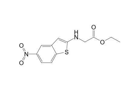 Ethyl 2-(5-nitrobenzo[b]thiophen-2-ylamino)acetate