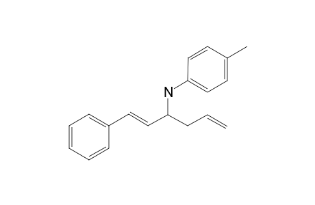 (E)-N-[1-(2-Phenylethenyl)buten-3-yl]-N-(p-methylphenyl)-amine